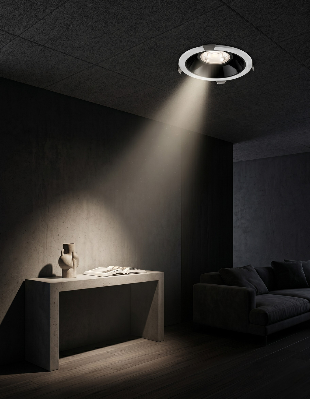 Recessed COB hover