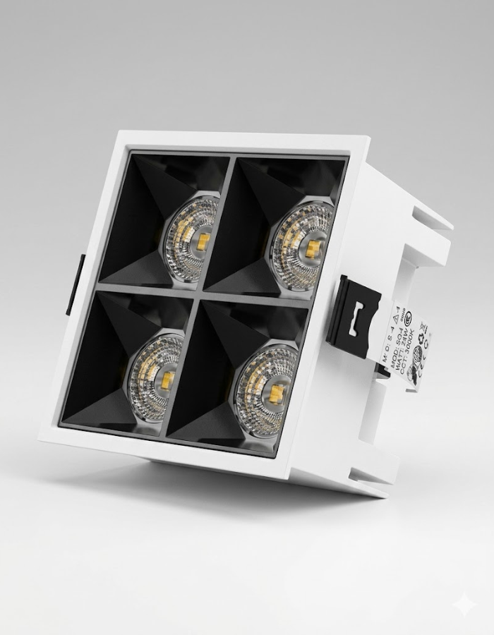 Recessed COB