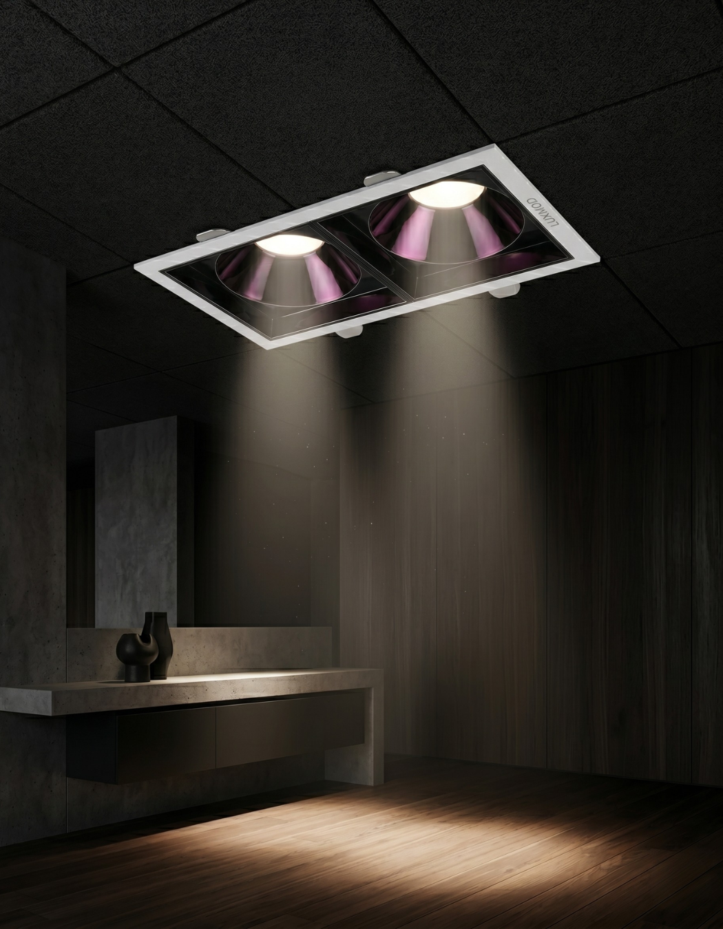 Recessed COB hover