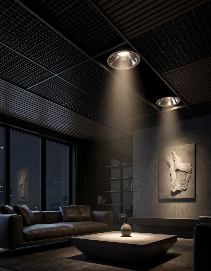 Recessed COB hover