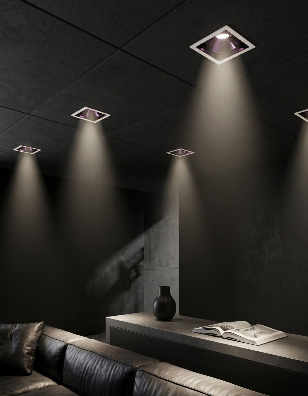 Recessed COB hover