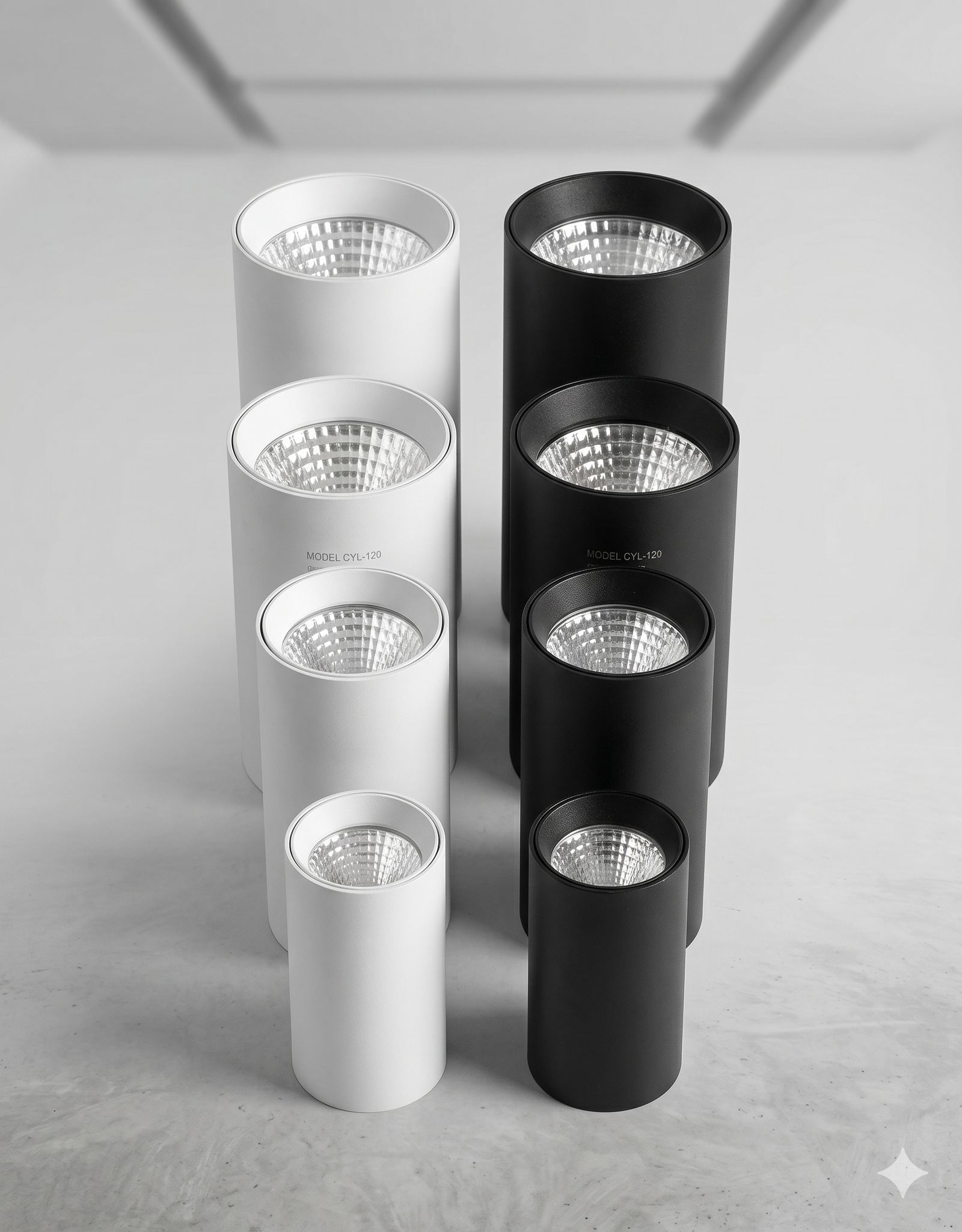 SURFACE CYLINDER COB LIGHTS